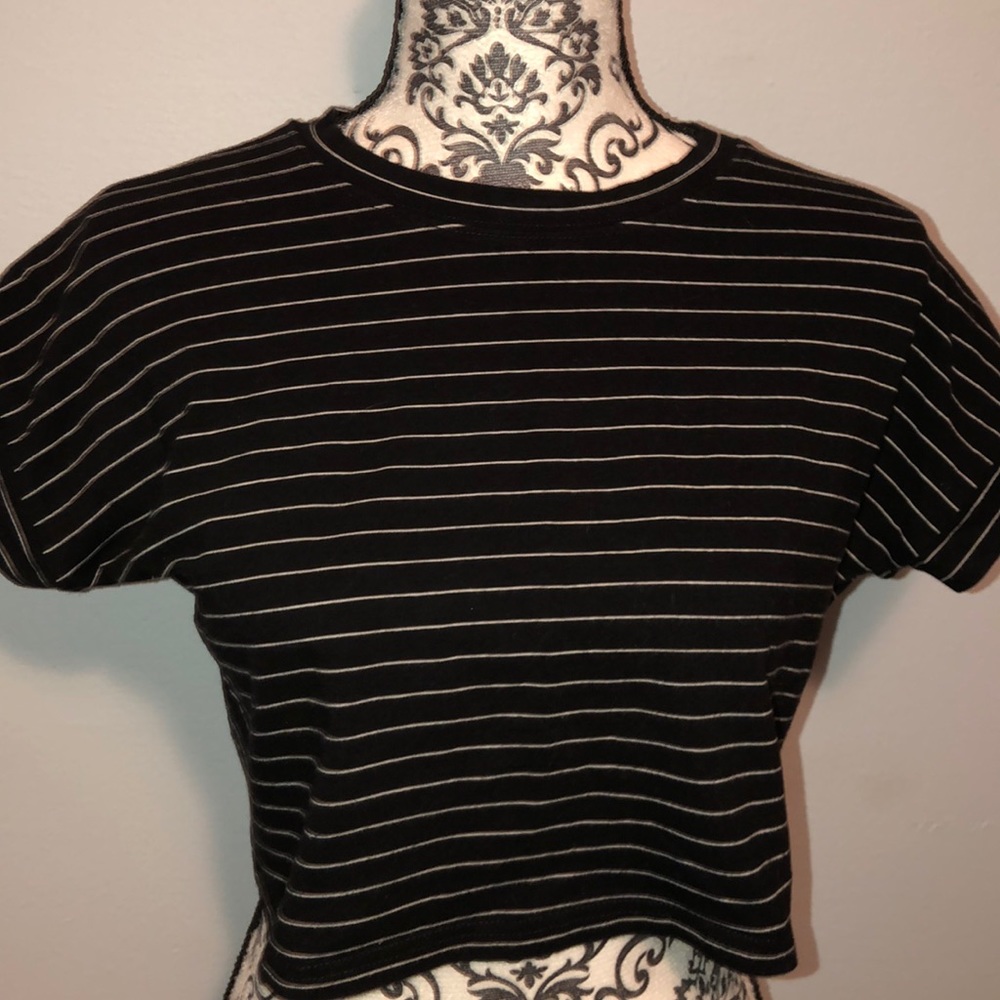 Striped crop top